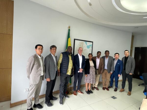 At the Korea Embassy in Addis