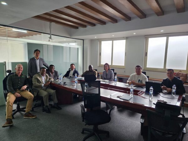 Meeting at the Korea Embassy in Addis Ababa